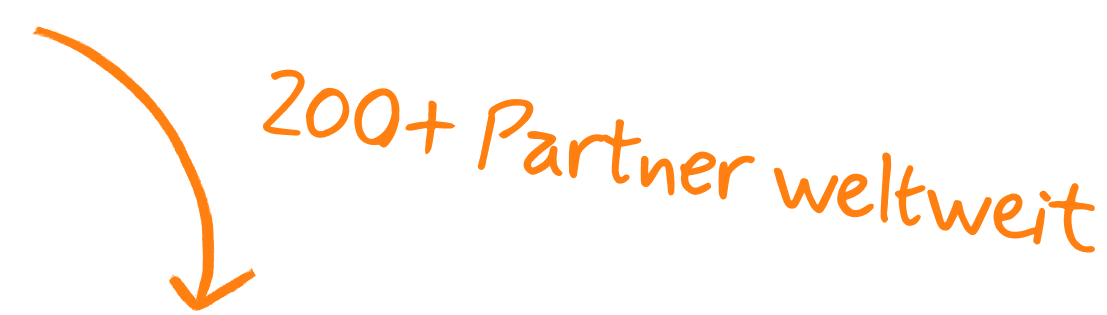 200+ Partner weltweit