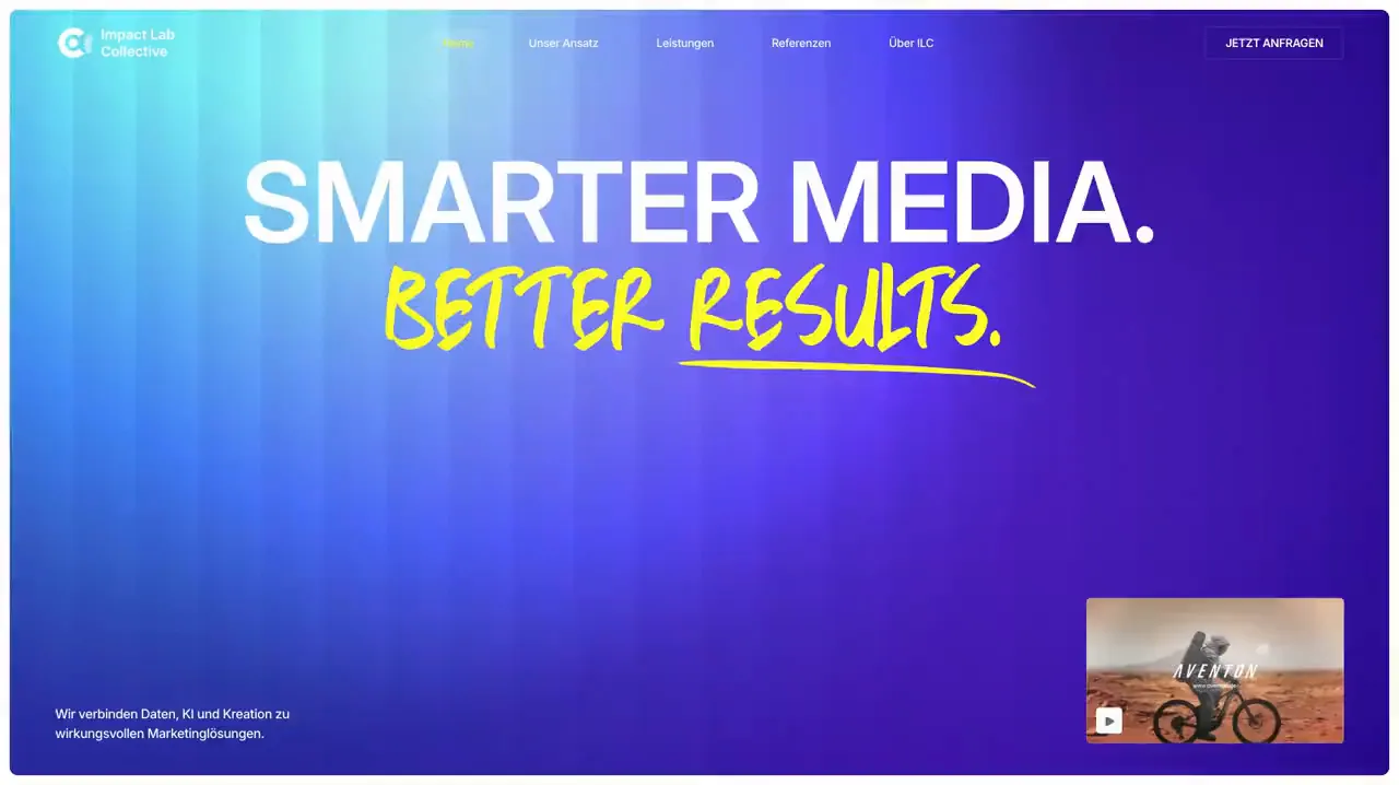 Website von Impact Lab Collective, gestaltet und entwickelt von INSYNC