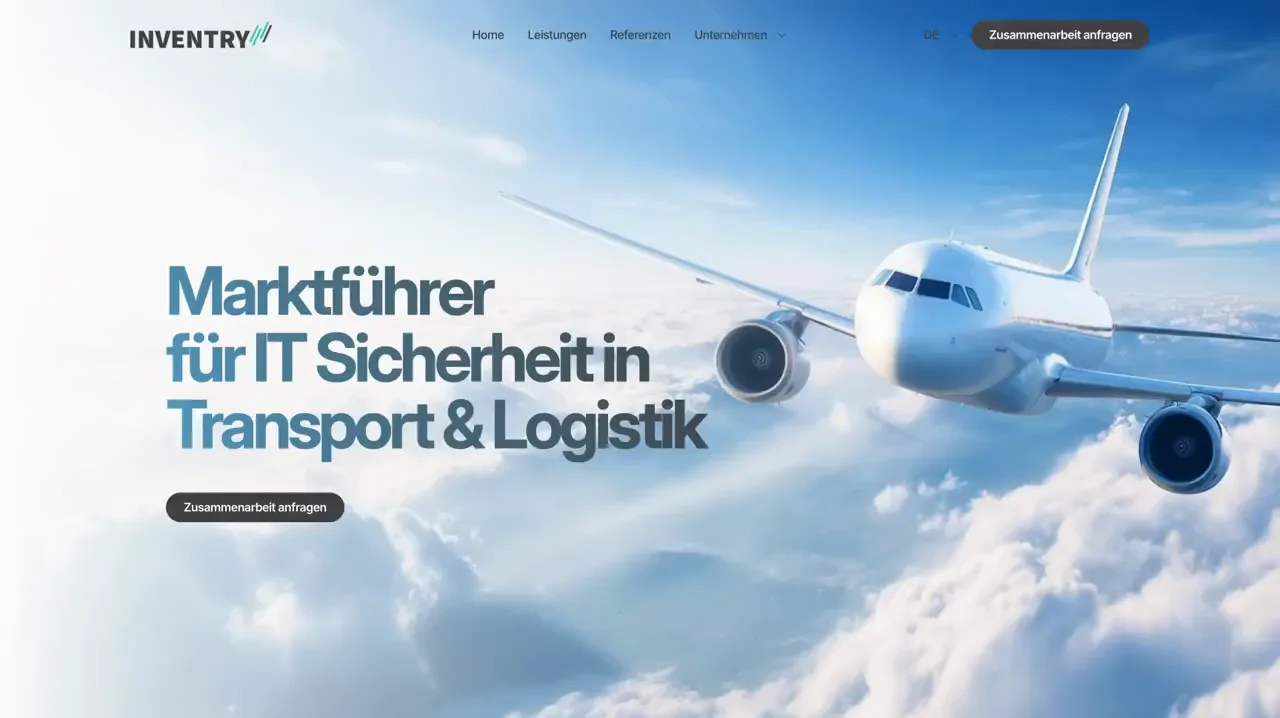 Website von INVENTRY, gestaltet und entwickelt von INSYNC