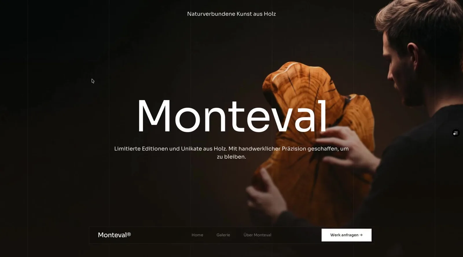 Monteval website, designed and developed by INSYNC