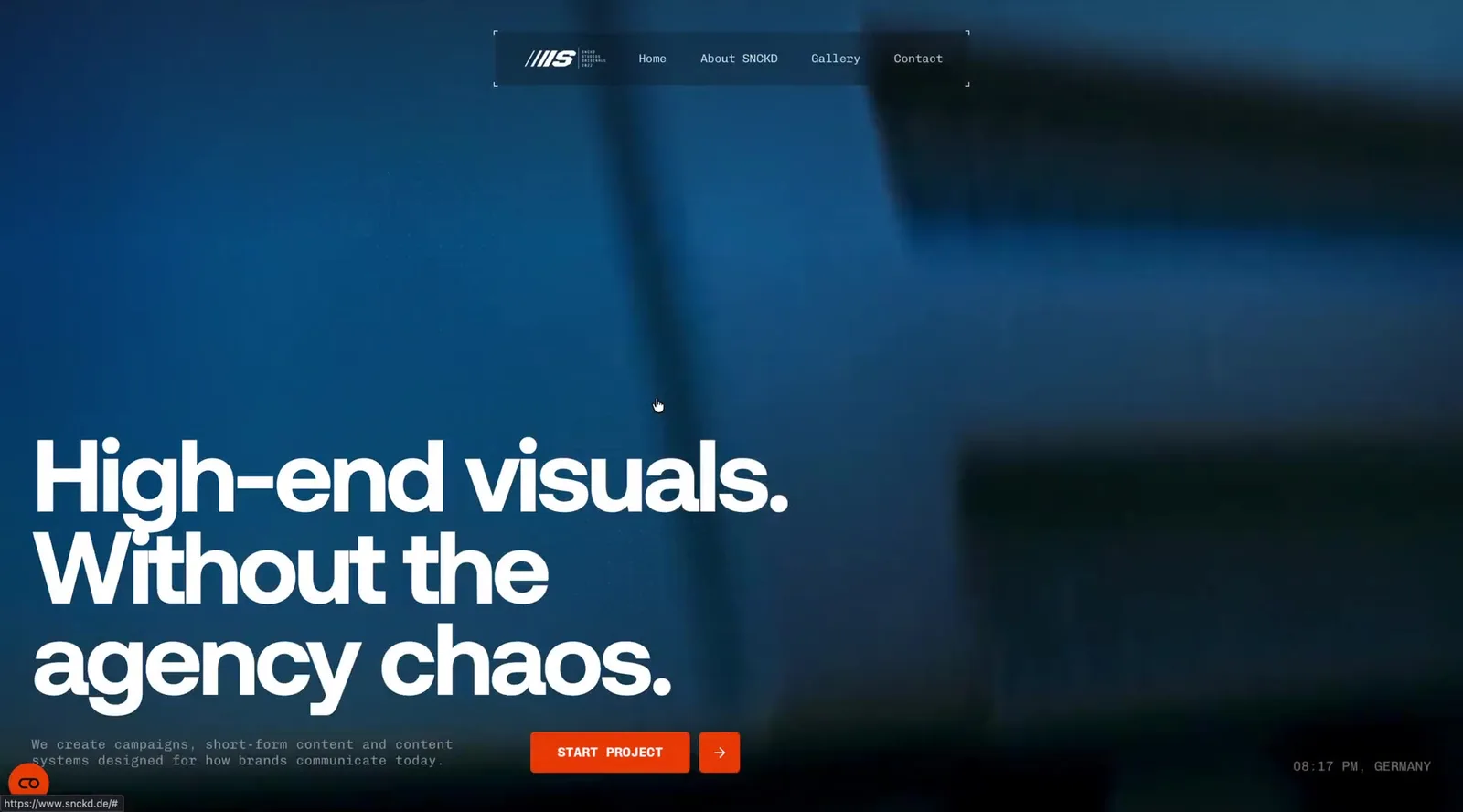 SNCKD website, designed and developed by INSYNC