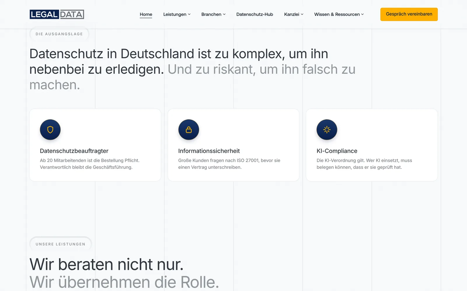 Leistungen im Überblick