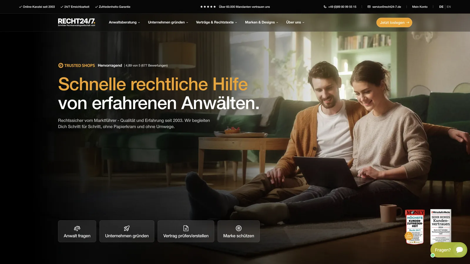 Startseite Recht 24/7